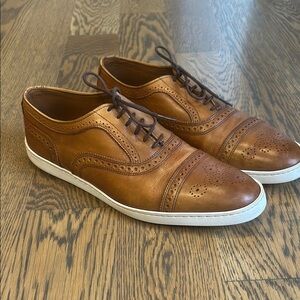 Allen Edmonds Strand Brown Oxford Dress Sneaker size 9.5D fits like 10